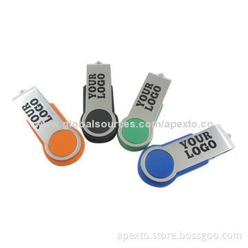 Color Costumed USB Flash Drives, Customized Packaging Types/Logos Accepted, 256MB to 32GB